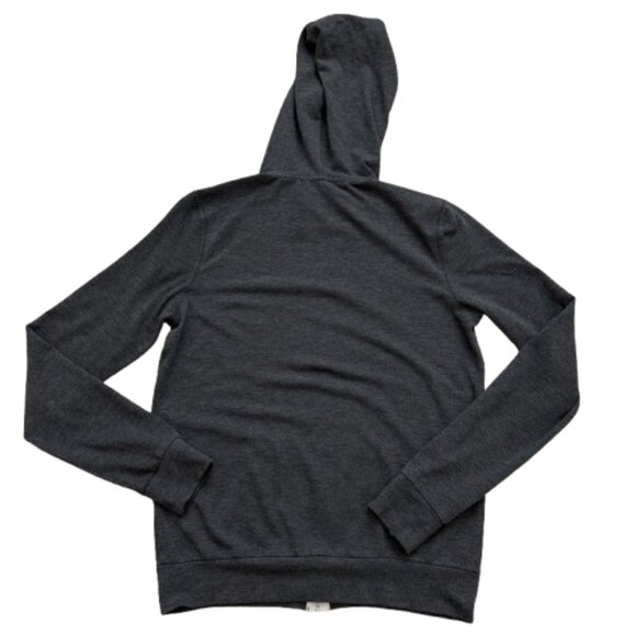 Abbot Main Full Zip Heather Hoodie Sweatshirt Charcoal Gray Medium - Picture 3 of 3